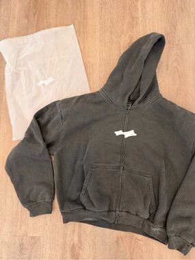 SKYLRK NO ZIP HOODIE - ASH / S